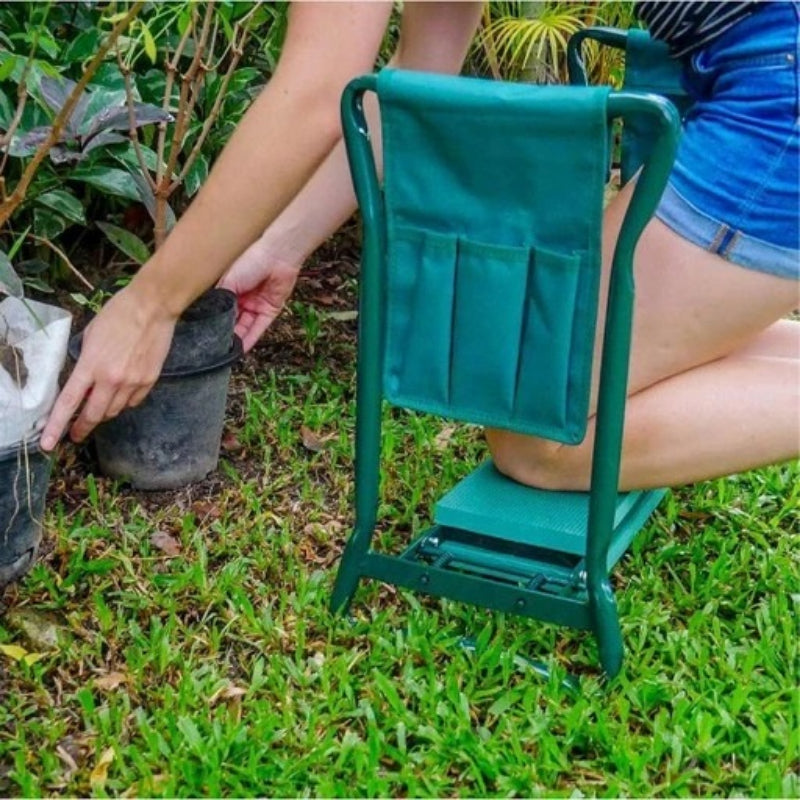 Support pan European shipping--Foldable Garden Kneeler And Seat With Tool Bag Gardening Bench EVA Foam Pad Garden Kneeler Seat Gardening Gifts For Women Men
