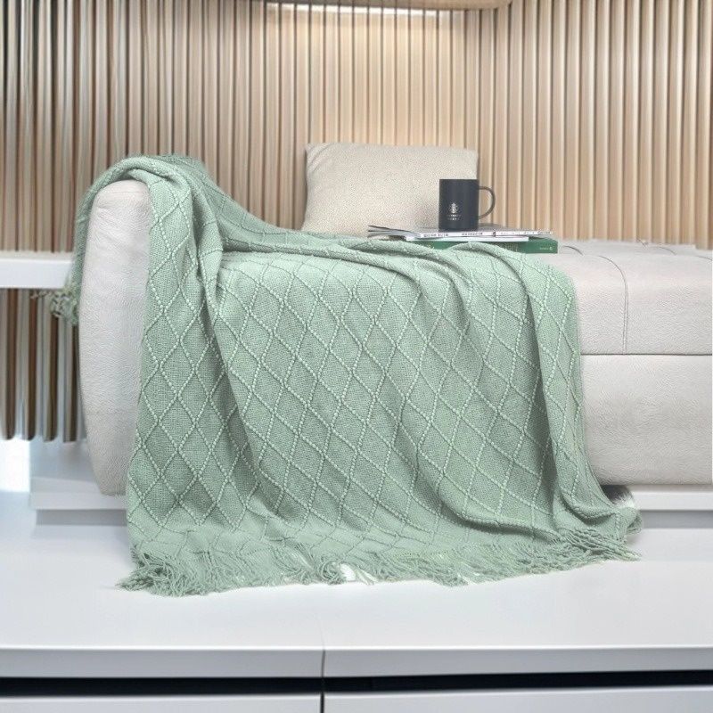 Minimalist Natural And Healing-style Yoga Blanket
