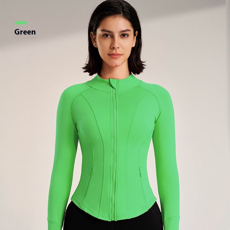 Women's Sports Fitness Jacket Slim-fit Long Sleeve Yoga Jacket