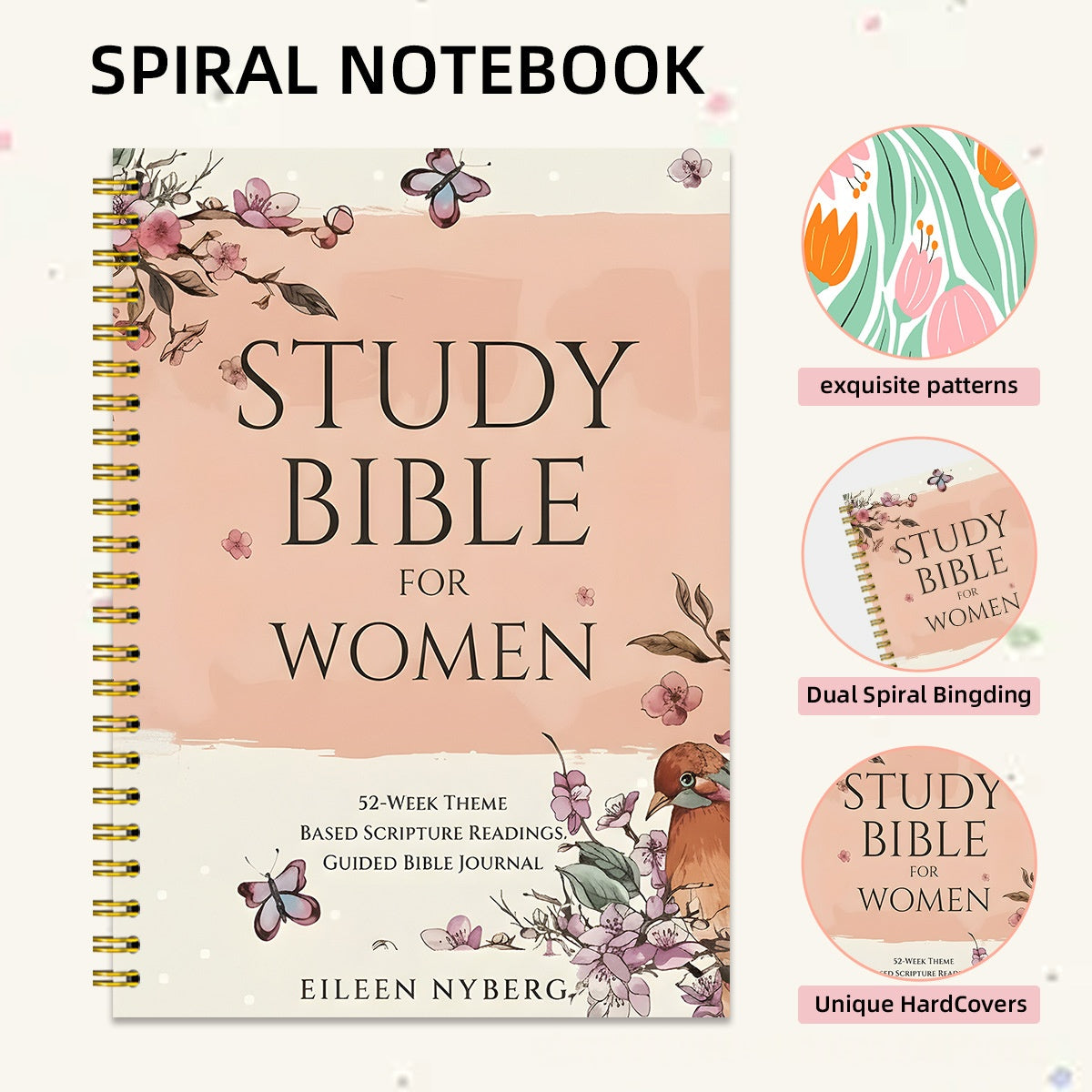 Cross-border New Best-selling A5 Womens Study Notebook