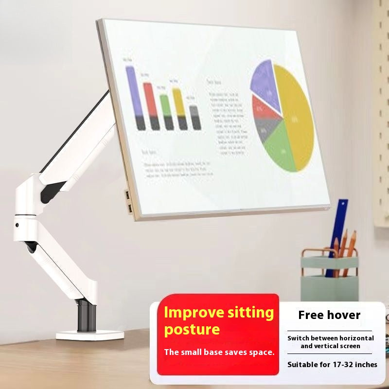 32-inch Computer Monitor Punch Free Rack Mechanical Arm