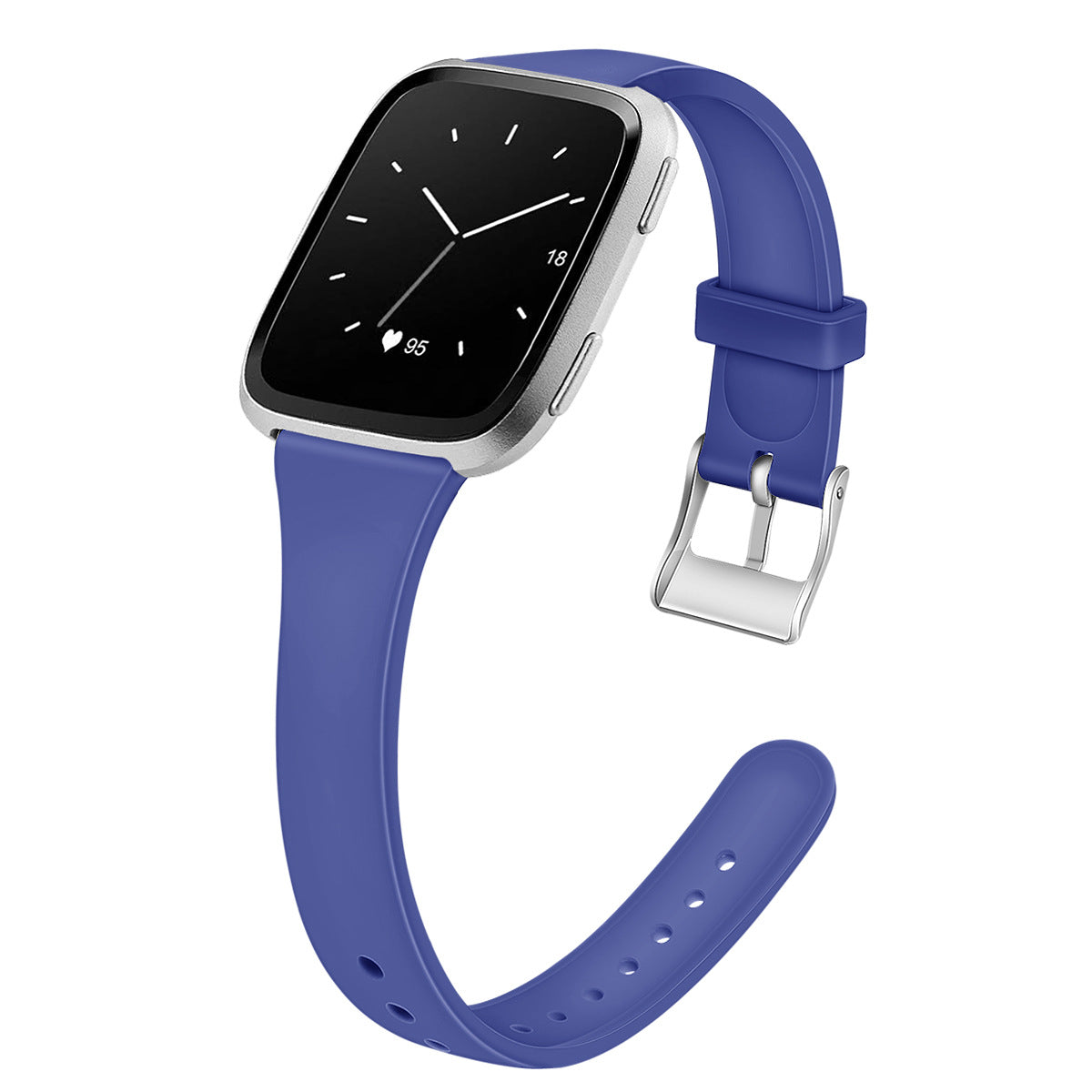 Silicone Strap Smart Watch Shrink Silicone Solid Color Watch Band