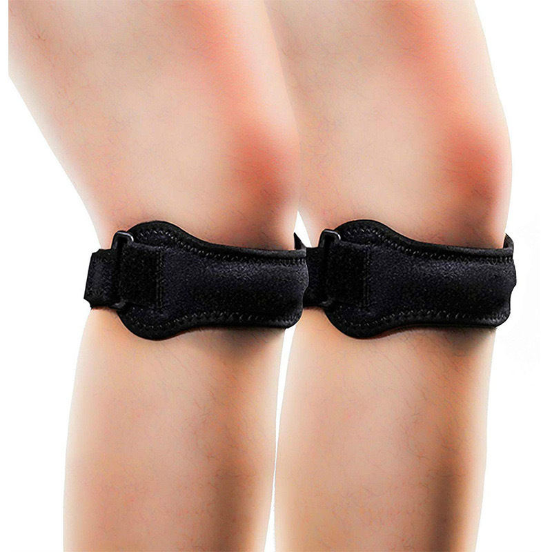 Wholesale Pressurized Sports Patellar Band Knee Pads, Outdoor Cycling, Mountain Climbing, Basketball, Running, Shock Absorption, Bidirectional Adjustment Patellar Band