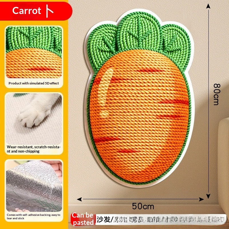 Best-selling Cartoon 5D Cat-scratch Wall Sticker