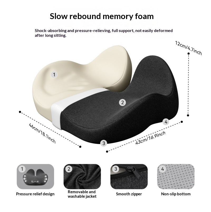Memory Foam Seat Cushion Office Butt Pad