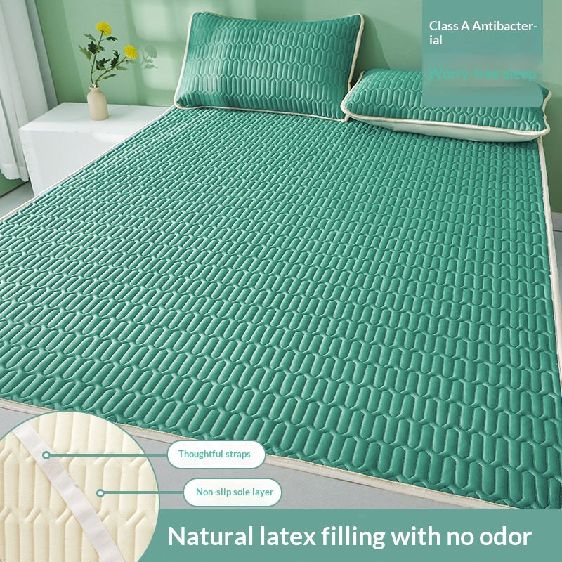 Summer Ice Silk Latex Cooling Mat Class A Baby Grade Three Piece Set