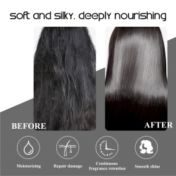 OUHOE Collagen Hair Mask, Repair Dry And Frizzy Hair Deep Moisturizing And Smoothing Hair Treatment Mask