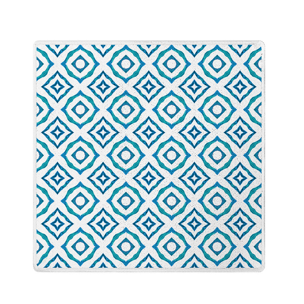 Printed Microfiber Kitchen Cleaning Cloth Small Square Towel