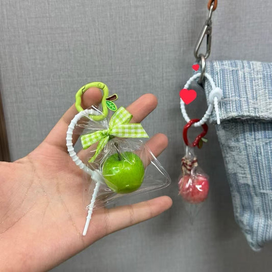 Christmas Keychain Pendant - Festive Holiday Ornament for Bag Car Keys Gift