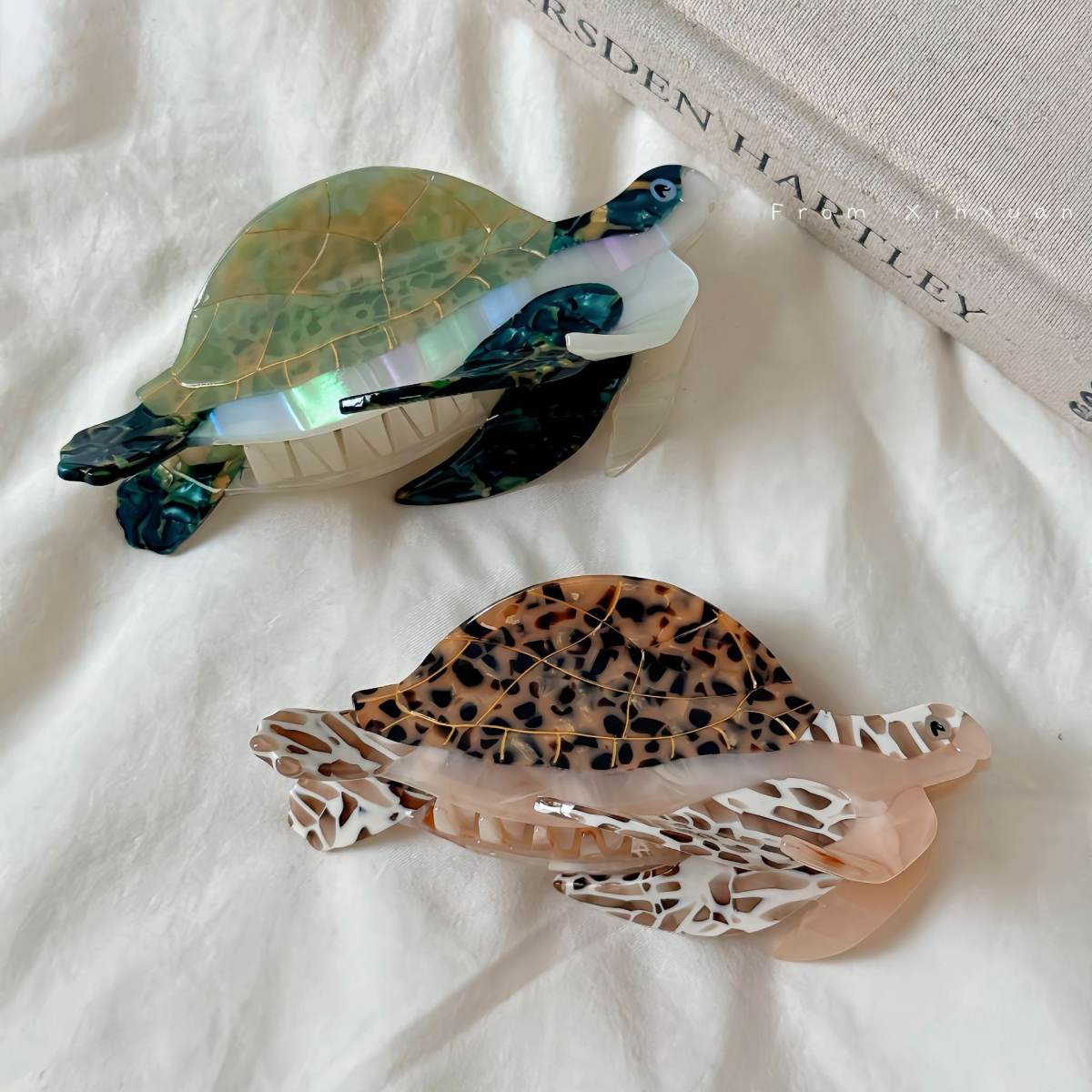 Acetic Acid Turtle Hair Accessories Ocean Series Acetic Acid Grip