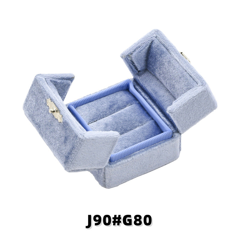 New Valentines Day Gift Pair Ring Jewelry Storage Box