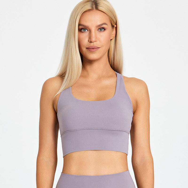 Women's Beauty Back Exercise Underwear Yoga Clothes With Chest Pad