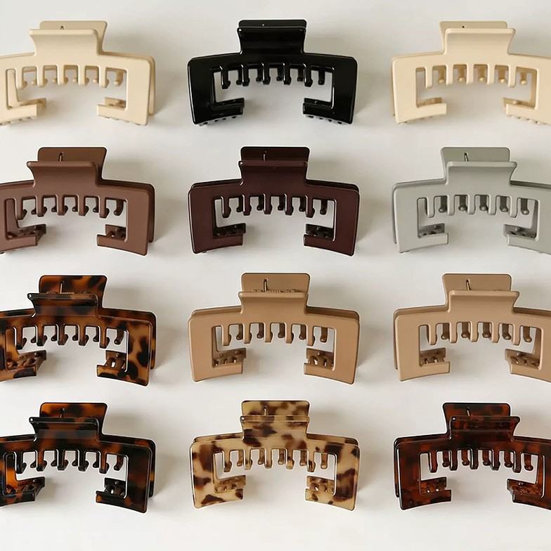 Rear Hair Clip With A Matte Texture Specially Designed For Securing Bangs