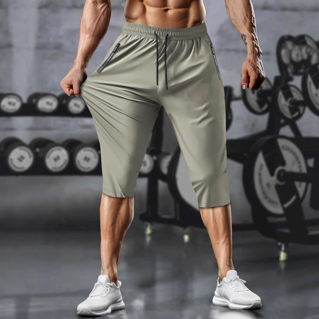 Mens Quick-Drying Breathable Running And Fitness Pants