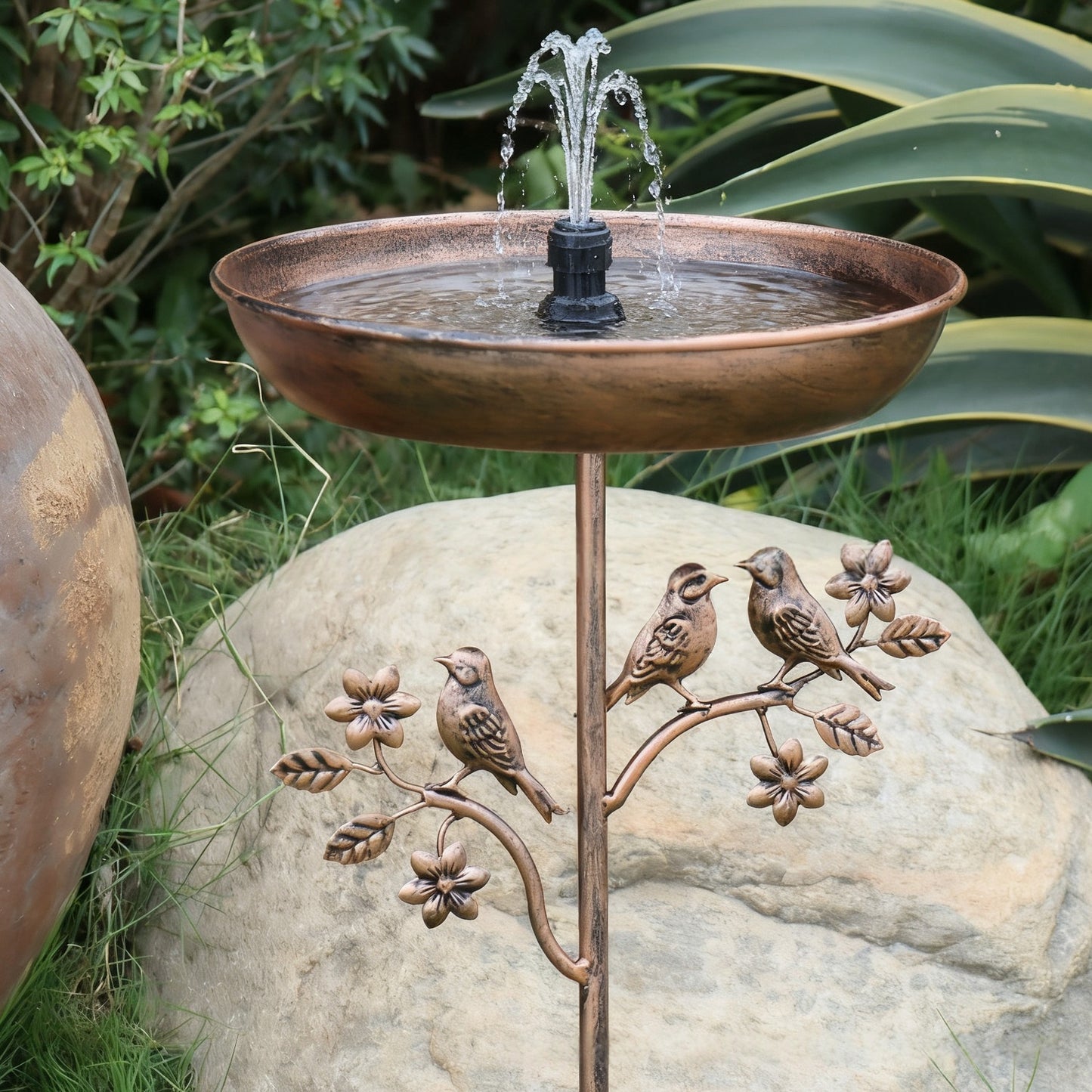 Outdoor Garden And Courtyard Decor Bird Baths Bird Feeders And Water Features