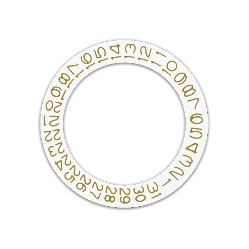 Watch Accessories White Background Modified New NH35NH36 Movement Calendar Plate
