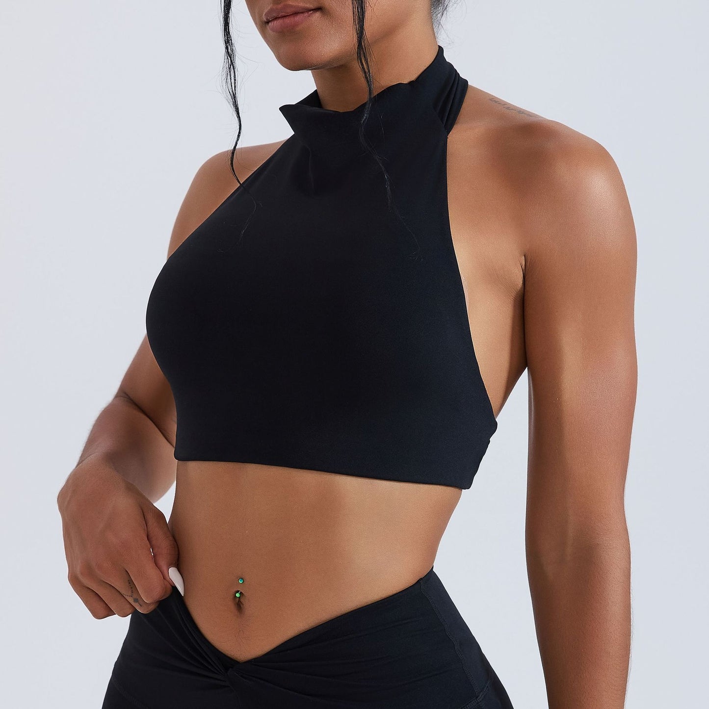 Womens Fitness Sports Bra, Form-fitting And Shock-absorbing Top