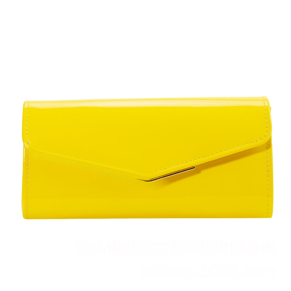 Womens Stylish And Elegant Patent PU Bag In Nude, Cross-body Design