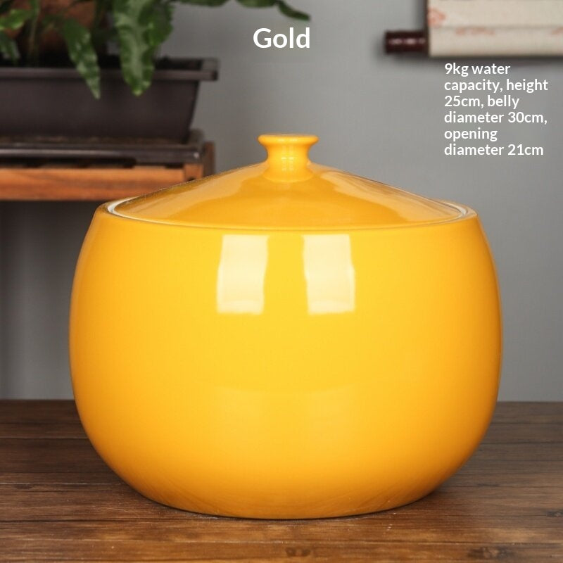 Jingdezhen Ceramic Tea Caddy With Lid Premium Quality