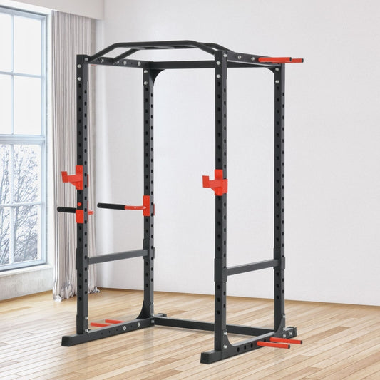 Adjustable Power Tower Dip Station Pull Up Bar Squat Rack Power Cage At Home Workout Equipment,Multiple Packages Shipped. Please Pay Attention To The Dimensions And Weight In The Details.
