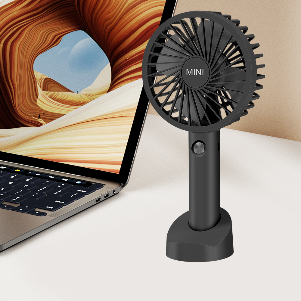 Mini Portable Hand-held Desk Fan Cooling Cooler USB Air Rechargeable 3 Speed