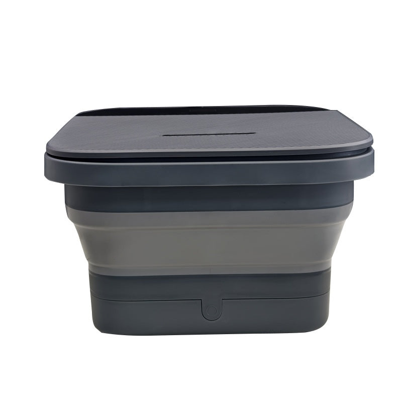 Folding Feet-washing Basin Electric Massage Portable Foot Bath Barrel