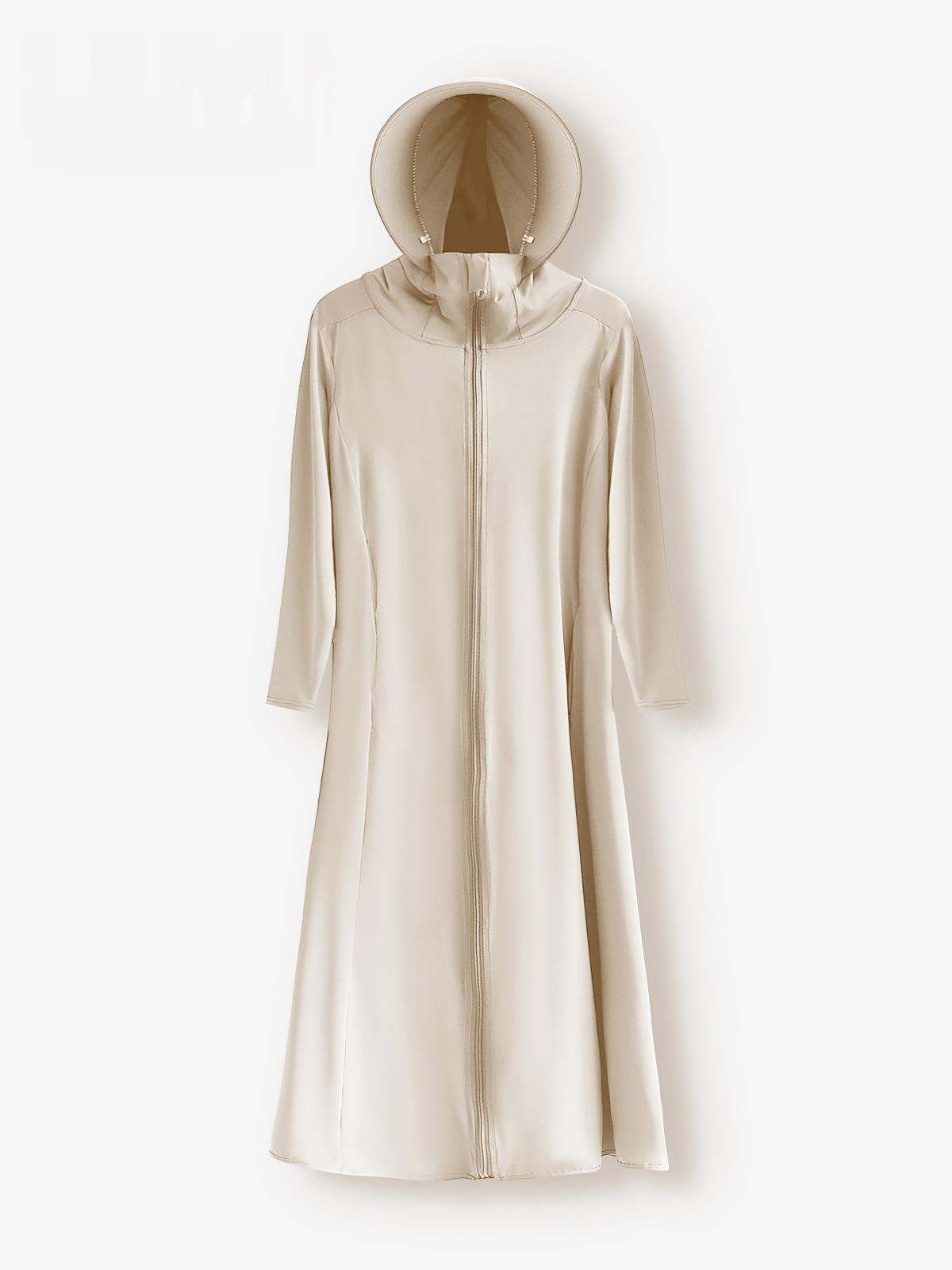 New Womens Summer Long Knee-length Full-body Sun-protection Jacket