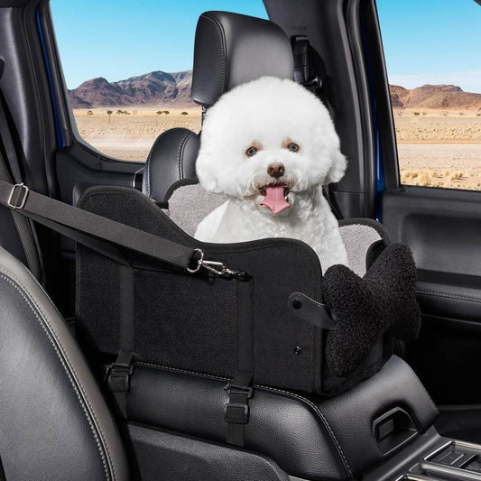 Center Console Dog Car Seat,Dog Car Seats For Small Dogs With Soft Mattress,Pet Puppy Cars Seat