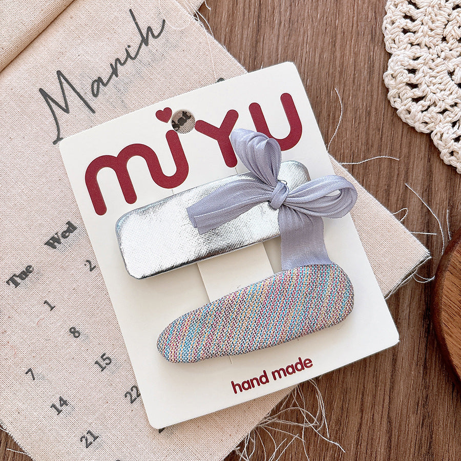 Versatile Childrens Hair Clip Made Of Leather
