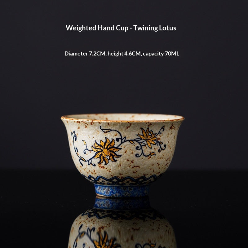 Household Chinese-style Vintage Tea Set Cups