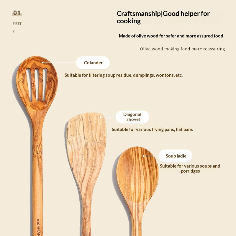 Cooking Spoon And Spatula Kitchen Utensil Set