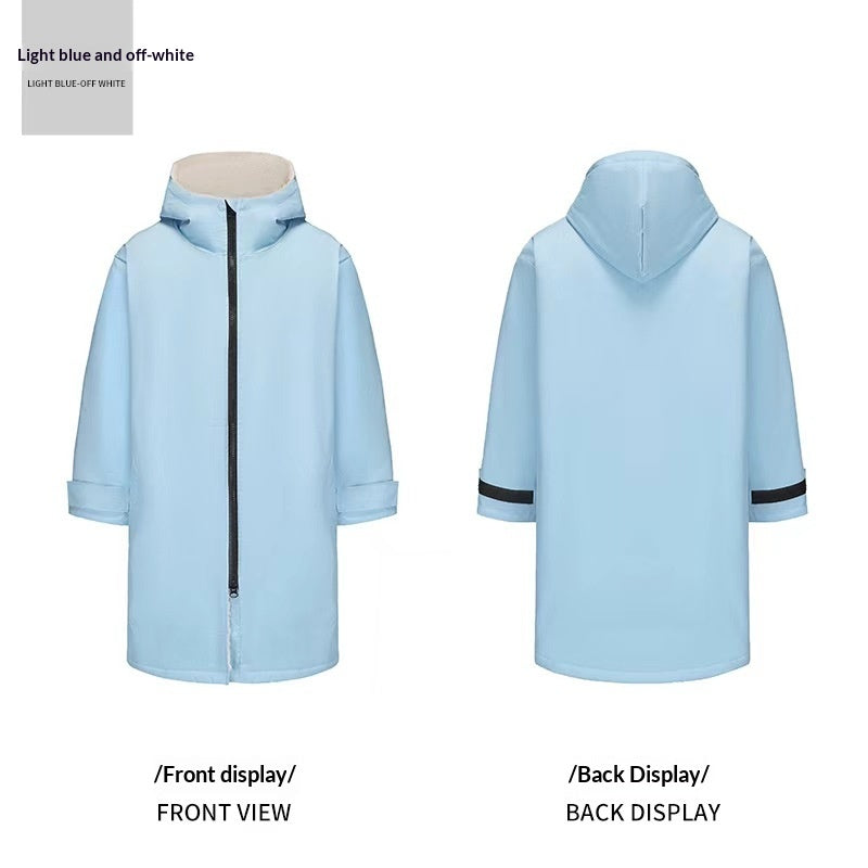 Outdoor Thermal Jacket Swimming Training Bathrobe