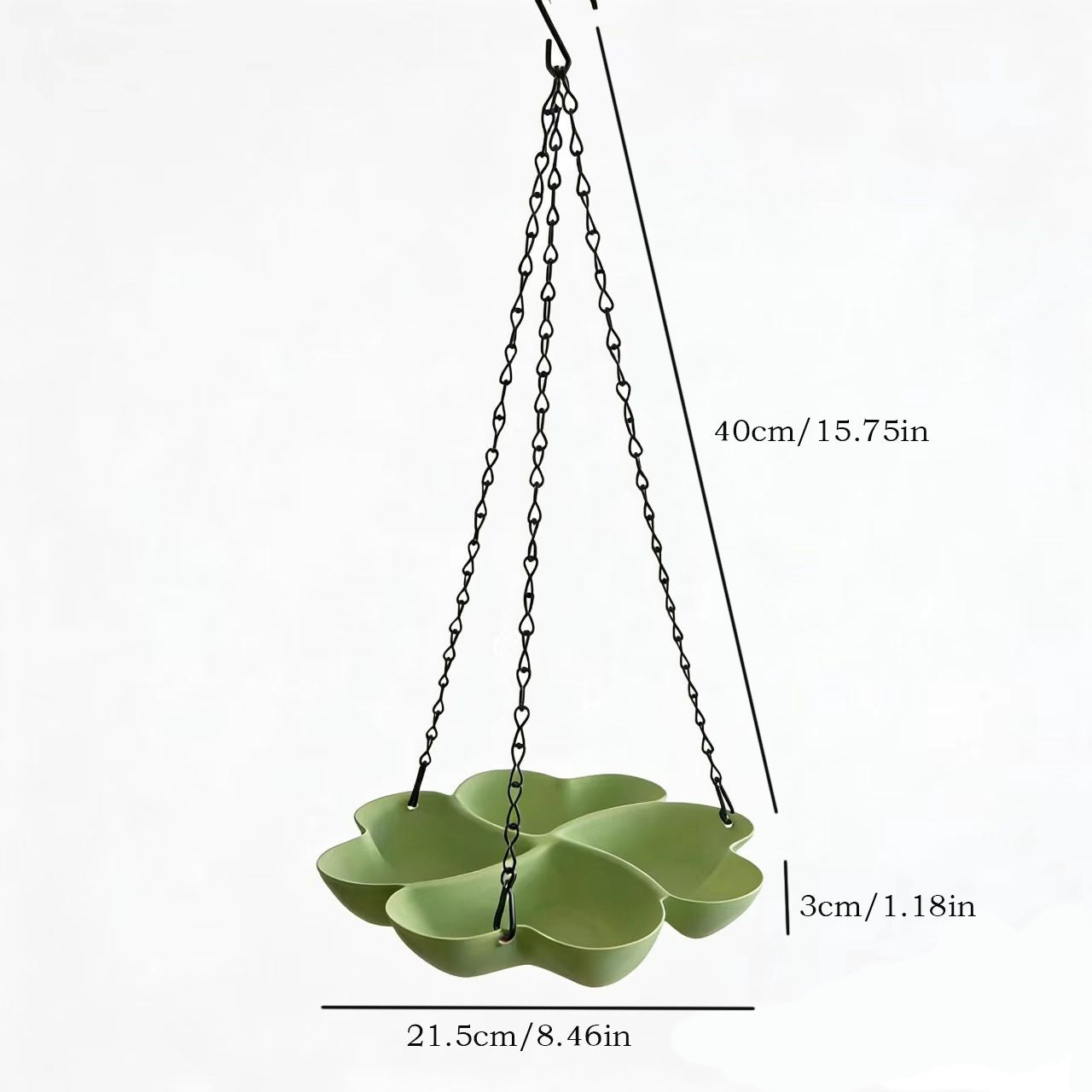 Hanging Bird Feeder For Both Watering And Feeding