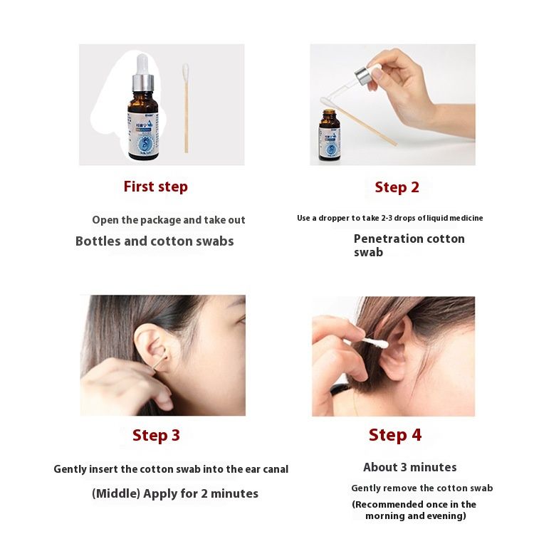 Ear Cleaning Care Solution Ear Liquid Antimicrobial Ear Drop Oil
