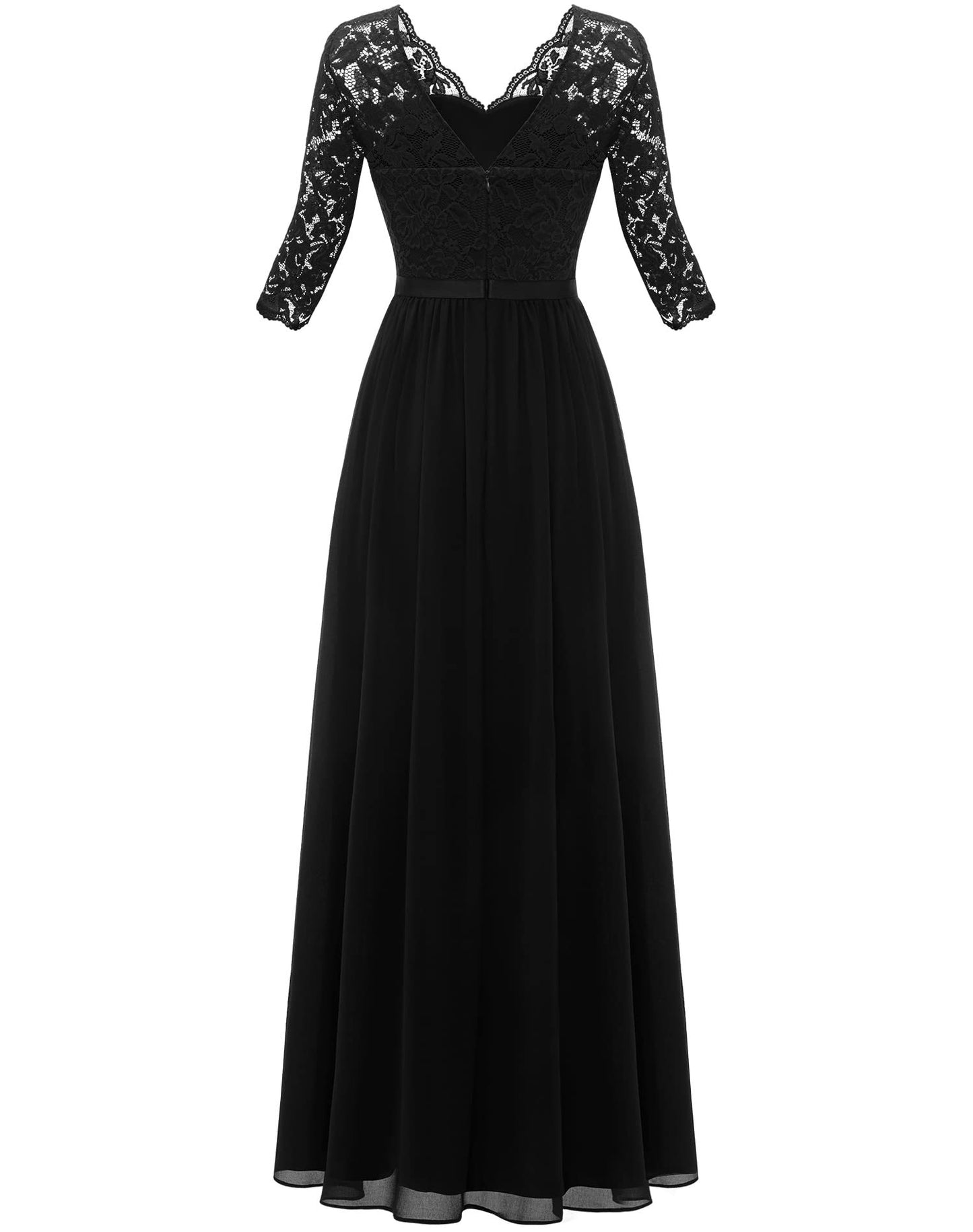 Best Seller Dress Lace Long Patchwork Waist-tight Noble Dress