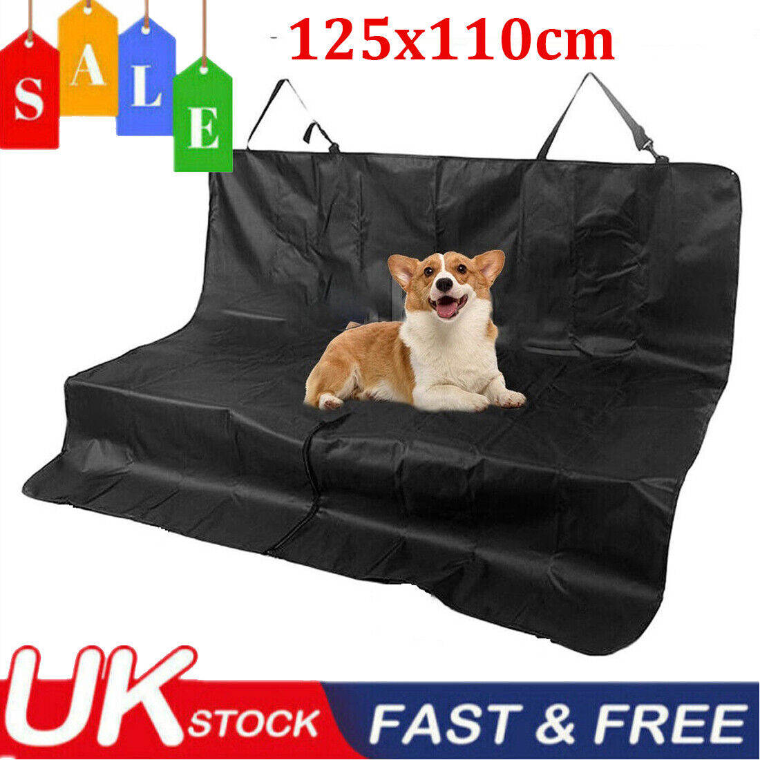 Waterproof Car Rear Back Seat Cover Pet Dog Auto Protector Non-slip Hammock Mat