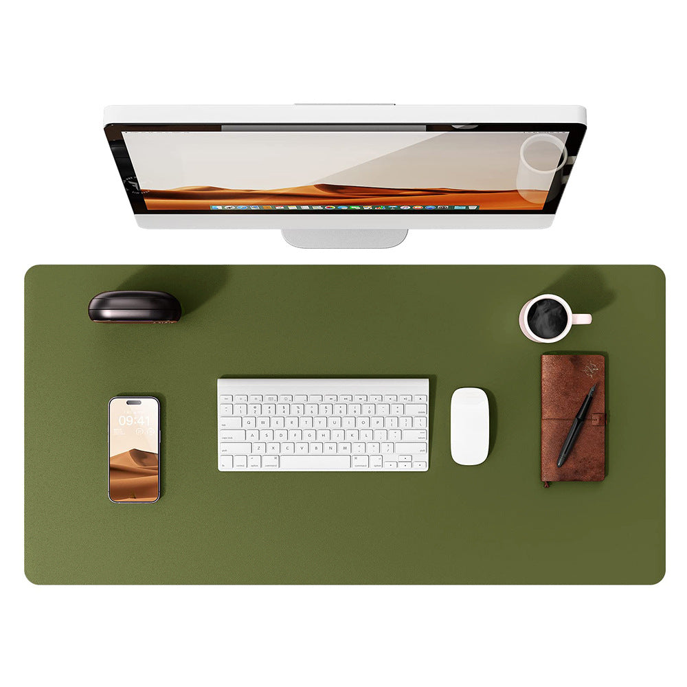 Fluff Bottom Leather Computer Mouse Table Mat