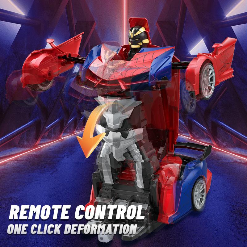 Multifunctional Transforming Vehicle Toy  Racing And Robot Modes  Perfect Gift For Kids