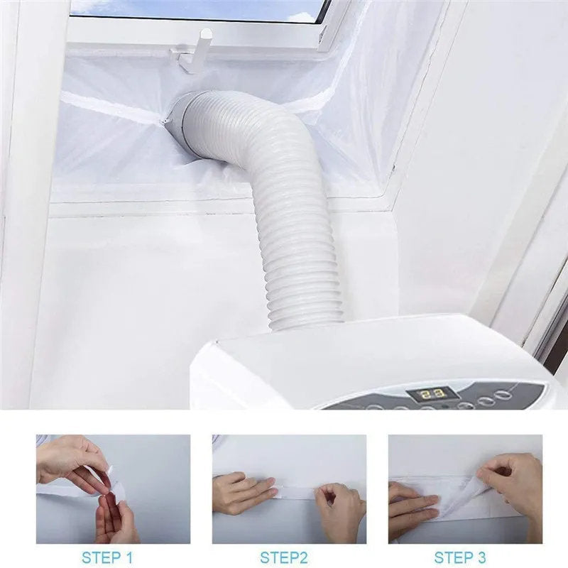 Mobile Air Conditioning Cloth Window Baffle Exhaust Duct