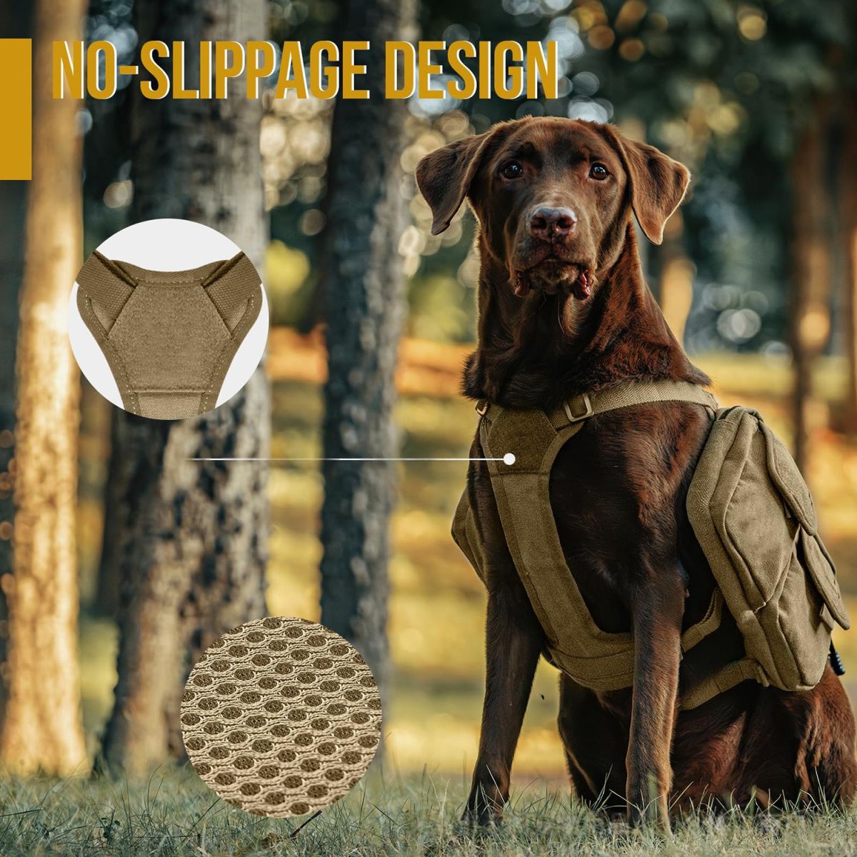 Hiking Backpack Saddle Bag Suitable For Medium To Large Dogs As An Outdoor Pet Carrier