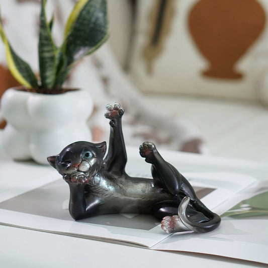 Creative Cartoon Cute Cat Workstation Decoration Mobile Phone Stand Ornament