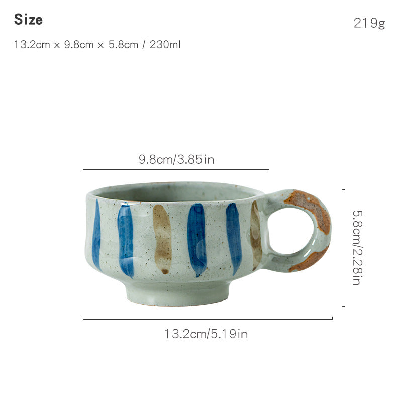 Hand-painted Ceramic Cup For Home And Office