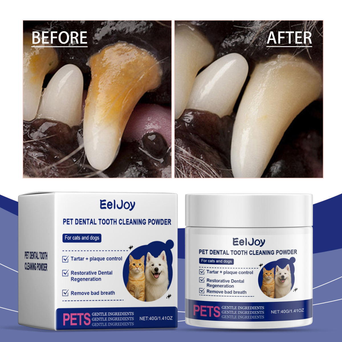 Pet Teeth Cleaning Powder