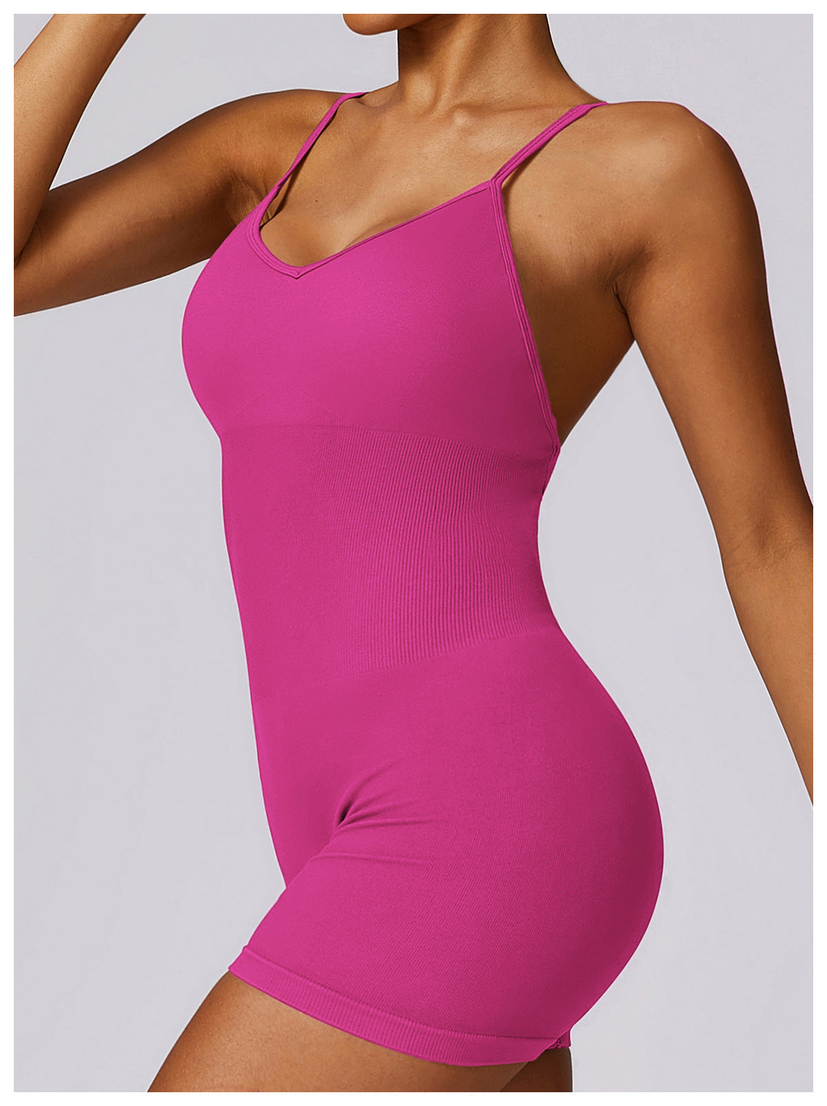 Fitness Seamless Beauty Back Yoga Jumpsuit Sports One-piece