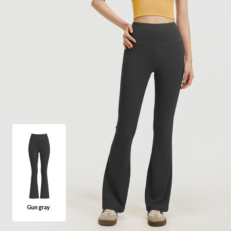 Flared Fitness And Pilates Workout Bell-bottom Pants For Women