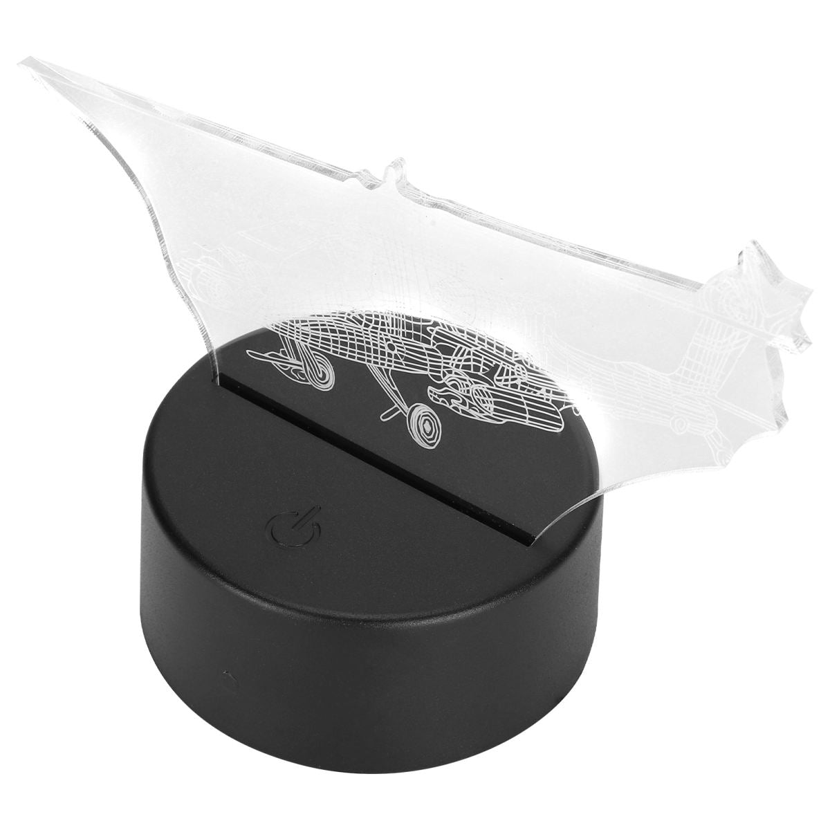 Night Light 3D Helicopter Acrylic Lamp With Touch Switch For Desk Decoration Gift