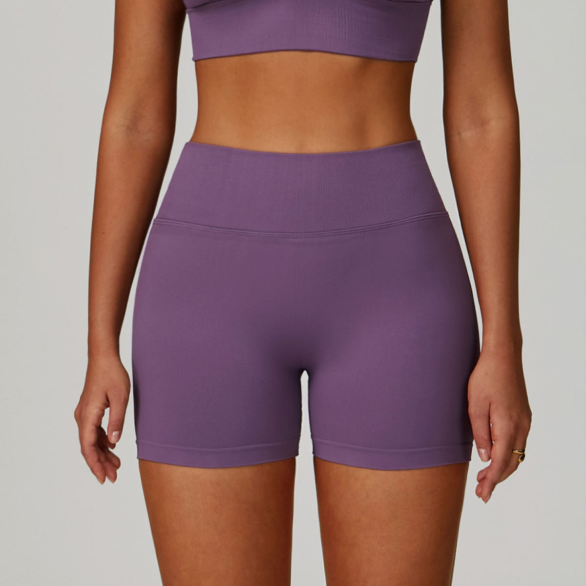 Sports Quick-drying Seamless Knitted Tight Yoga Shorts