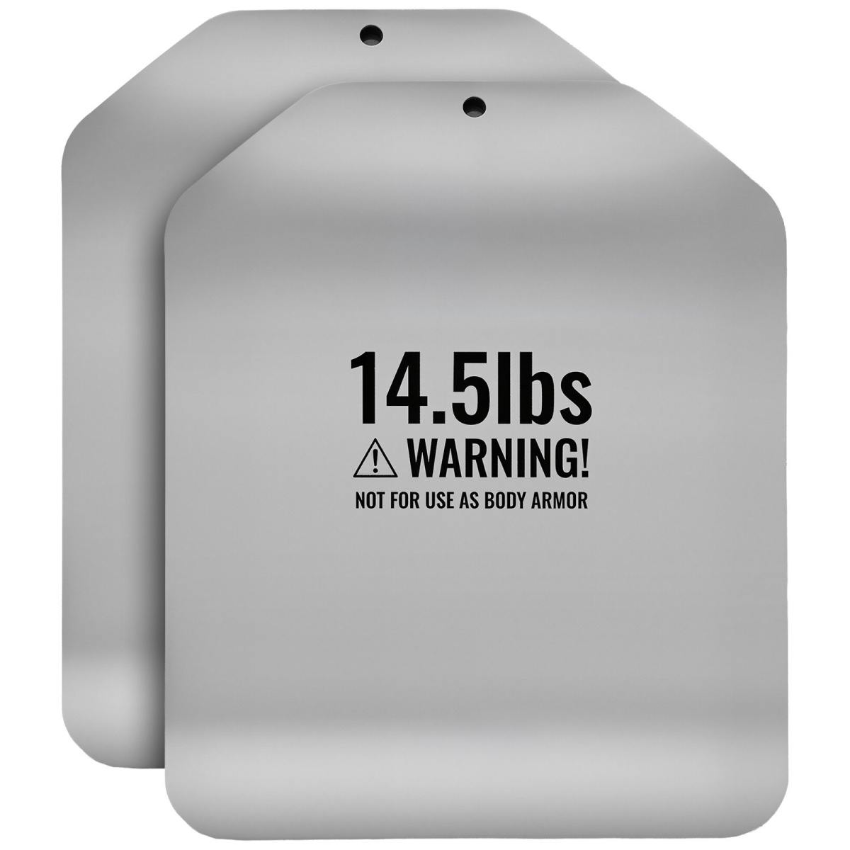 Curved Weight Vest Plates, 14.5 LB Pairs, Premium Steel Tactical Weighted Plates For Vest, Ergonomic Design, For Strength Endurance Training, Running, Jogging, Fitness, Heavy Workouts