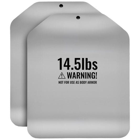 Curved Weight Vest Plates, 14.5 LB Pairs, Premium Steel Tactical Weighted Plates For Vest, Ergonomic Design, For Strength Endurance Training, Running, Jogging, Fitness, Heavy Workouts