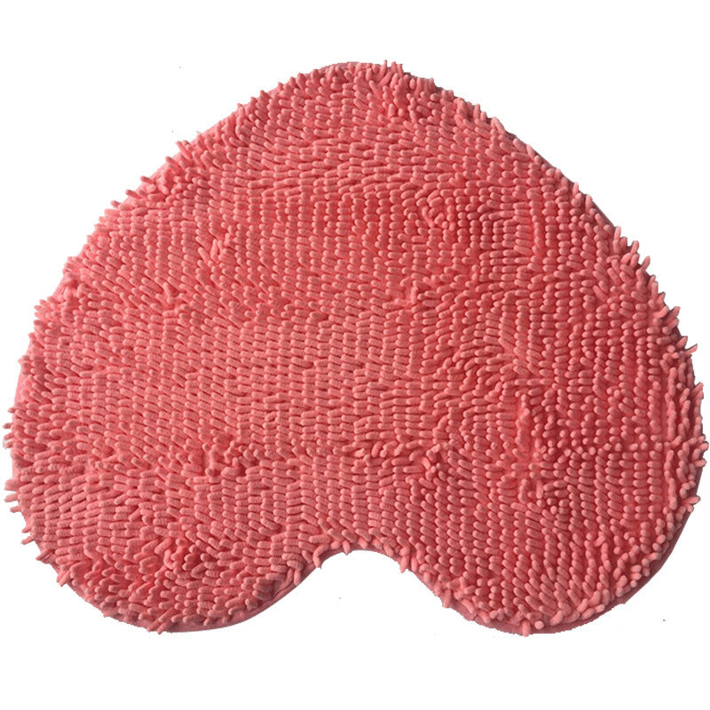Chenille Bathroom Bath Mat With Water-absorbing And Non-slip Properties